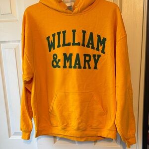 Gildan Yellow Hoodie with Green Print